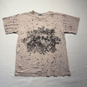 Christian Dior Paris Graphic Tee Constellation Print Beige XS Cotton Celestial